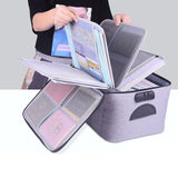 Waterproof Certificate Bag Oxford Document Organizers Box